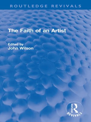 cover image of The Faith of an Artist
